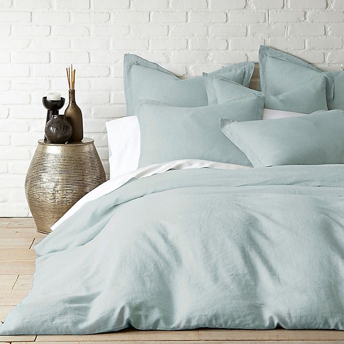 Levtex Home Washed Linen Spa European Pillow Sham Blue 1 ct Shipt