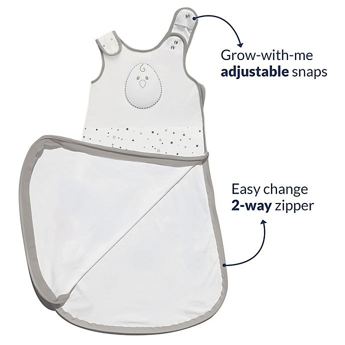 slide 2 of 2, Nested Bean Zen Sack Small Classic This Way'N That Way Wearable Blanket - Grey, 1 ct