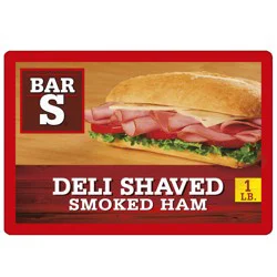 Bar-S Deli Shaved Smoked Ham, 1 lb