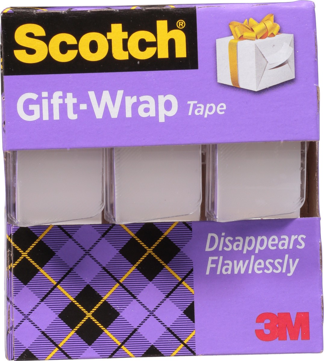 slide 2 of 9, Scotch Gift Wrap Tape , 3 ct