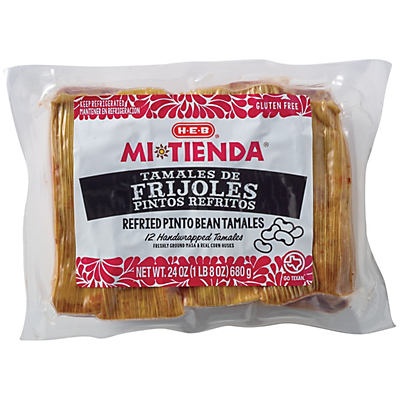 slide 1 of 1, Mi Tienda Bean Tamales, 12 ct