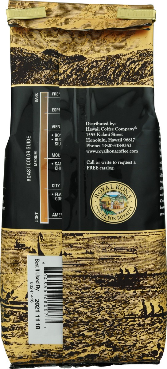 slide 2 of 9, Royal Kona Chocolate Macadamia Nut Light Roast Ground Coffee - 8oz, 8 oz