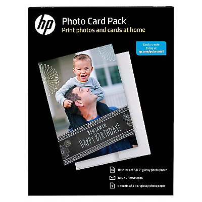 slide 1 of 1, Hp Photo Card Pack, 1 ct