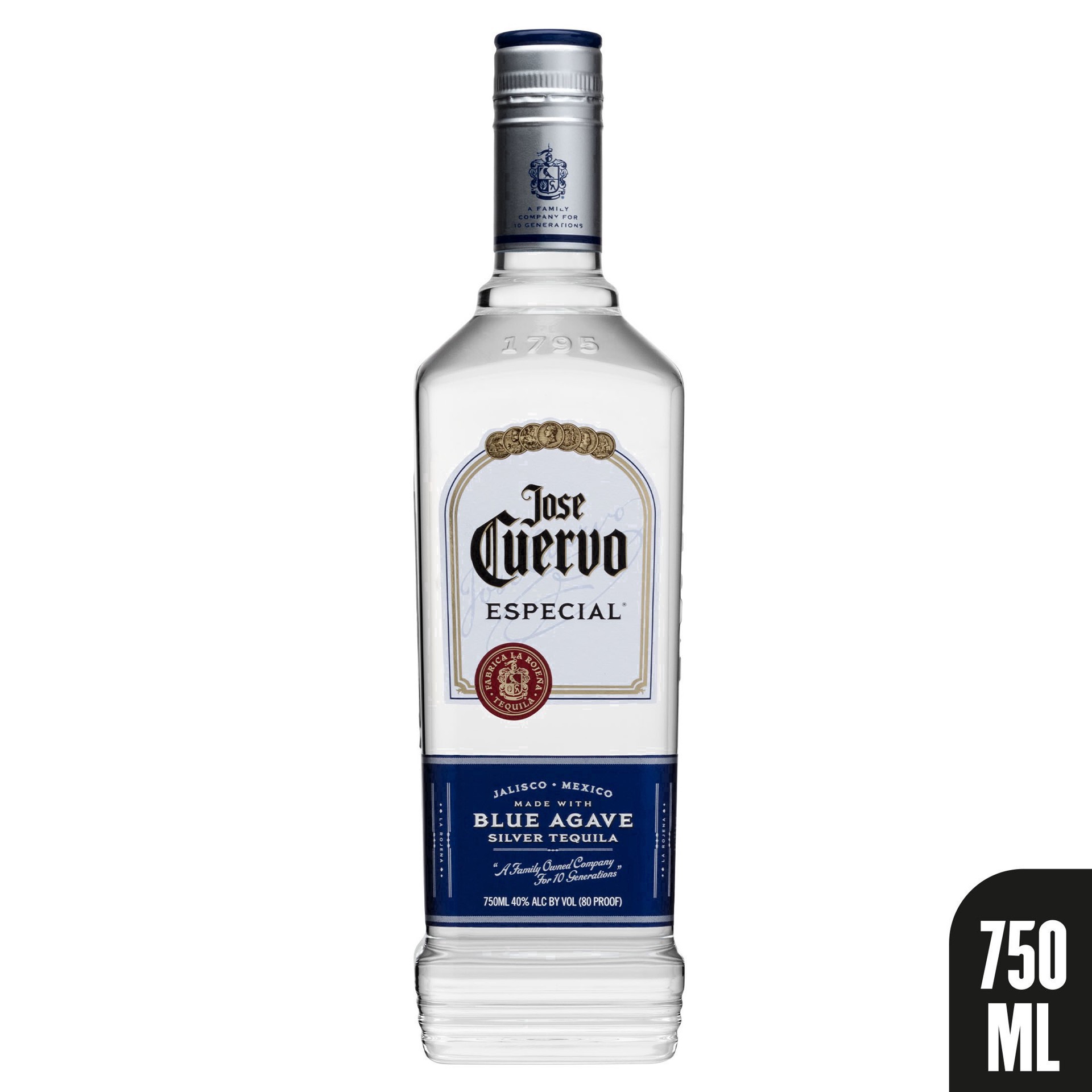 slide 35 of 82, Jose Cuervo Especial Silver Tequila Bottle, 750 ml