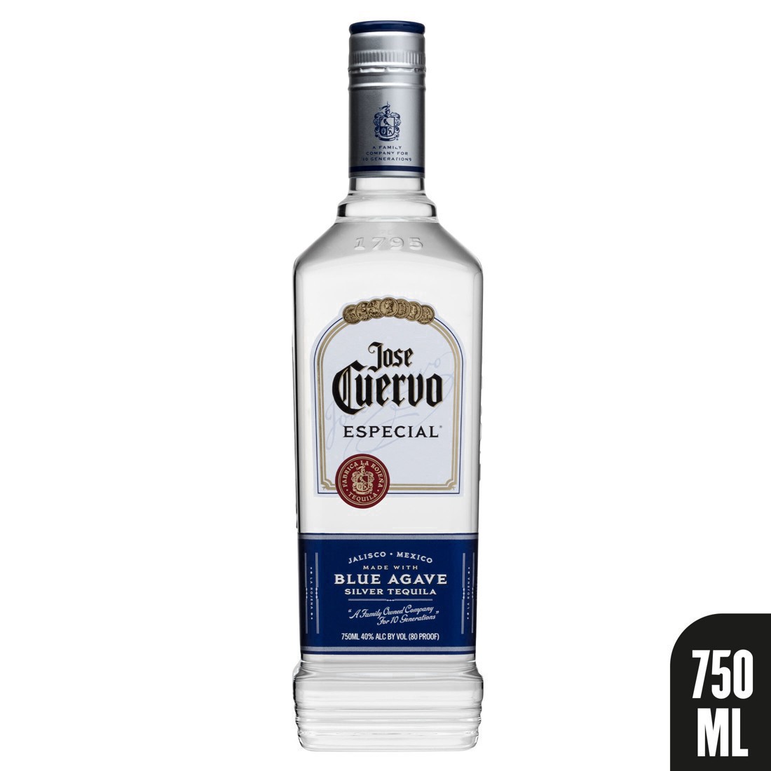 slide 16 of 82, Jose Cuervo Especial Silver Tequila Bottle, 750 ml