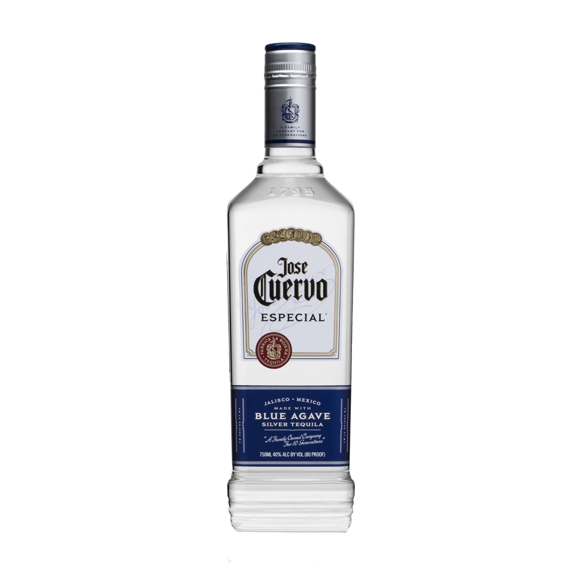 slide 1 of 2, Jose Cuervo Especial Silver Tequila Bottle, 750 ml