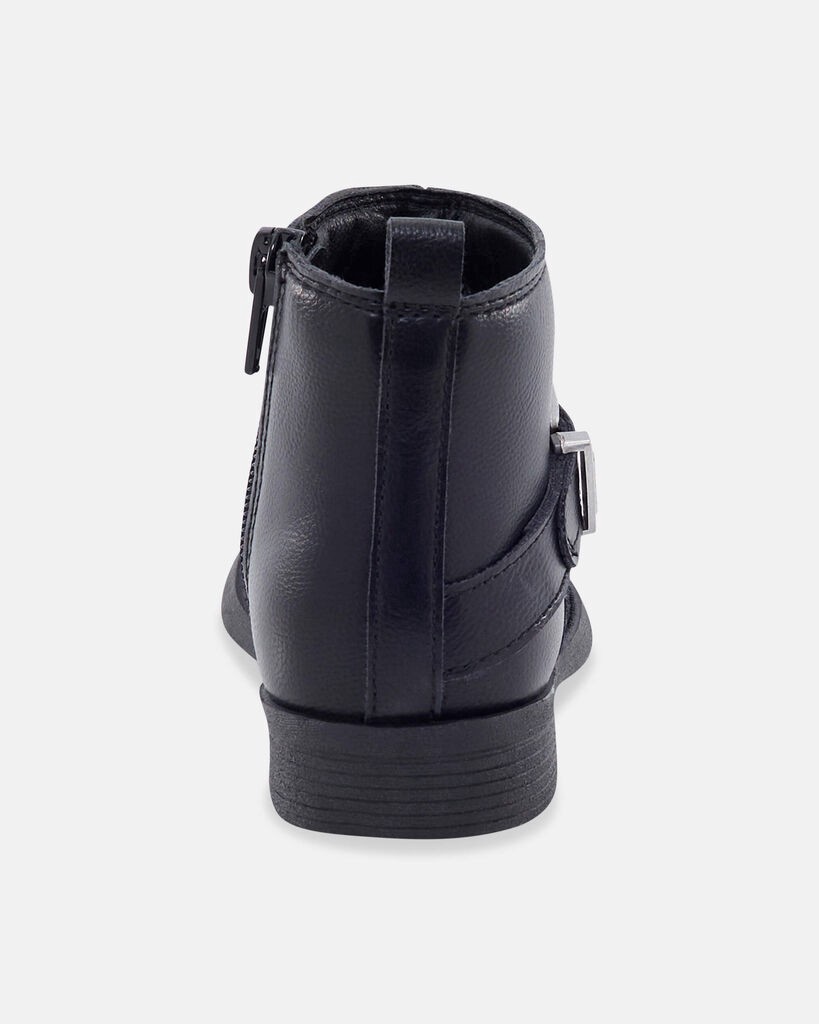 slide 3 of 6, Oshkosh Toddler Girl Fashion Boots - Black Black 4, 1 ct