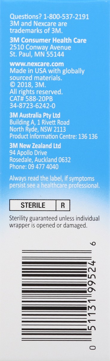 slide 2 of 7, Nexcare Clear Waterproof Bandages 20 ea, 20 ct