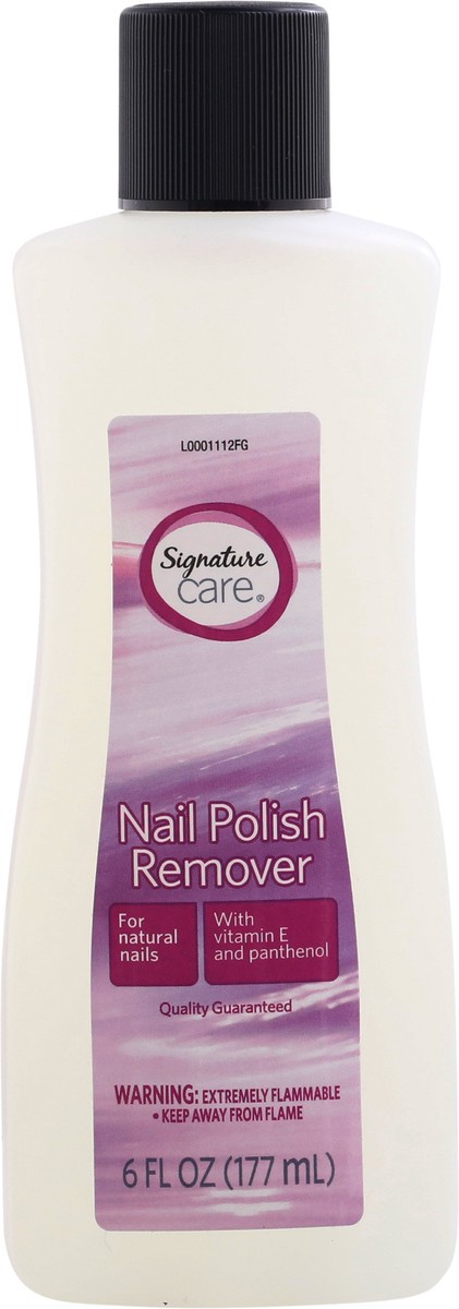 slide 1 of 12, Signature Select/Care Nail Polish Remover With Vitamin E & Panthenol - 6 Fl. Oz., 6 fl oz