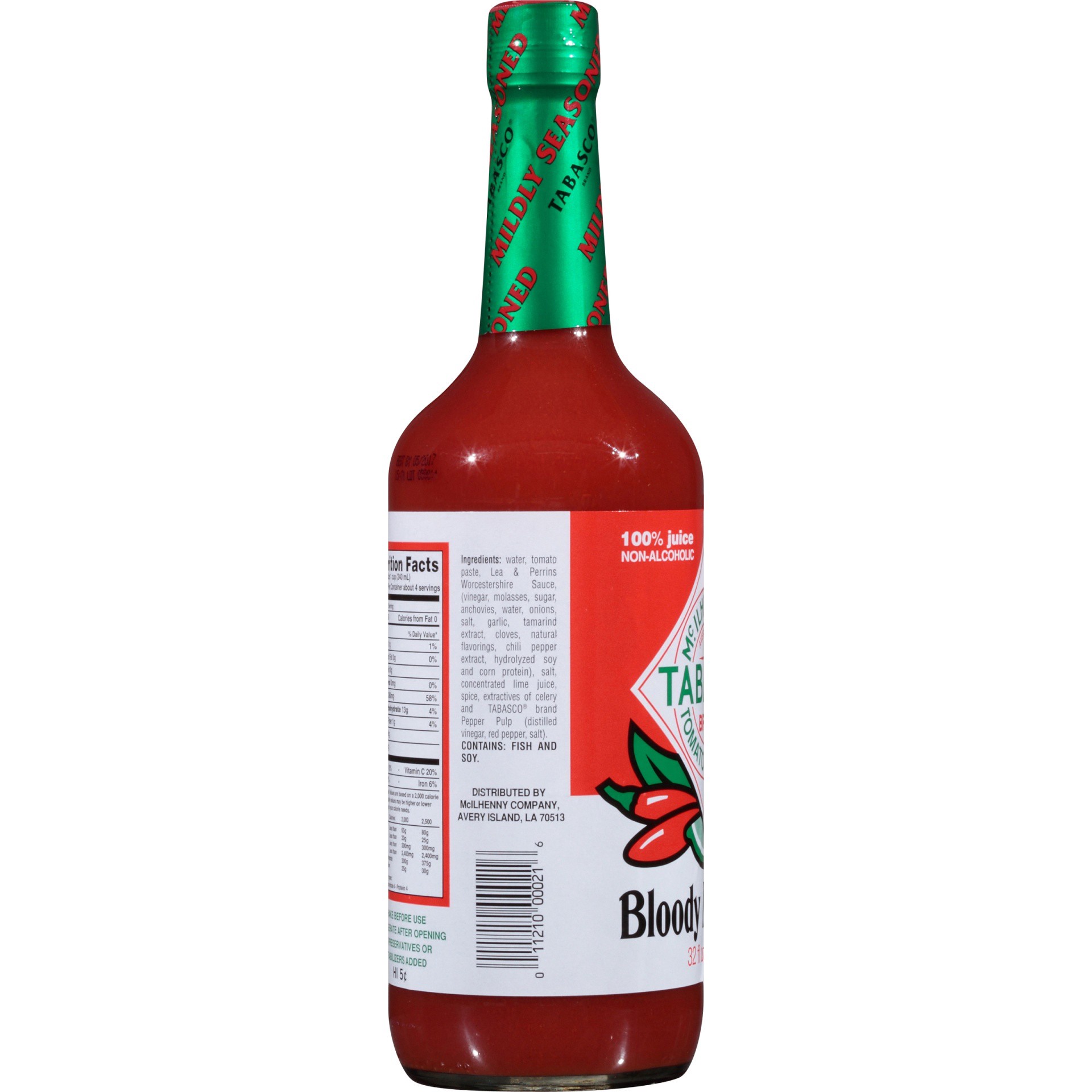 slide 6 of 6, Distributed Consumables 32oz. Original Tabasco Bloody Mary Sauce, 32 fl oz