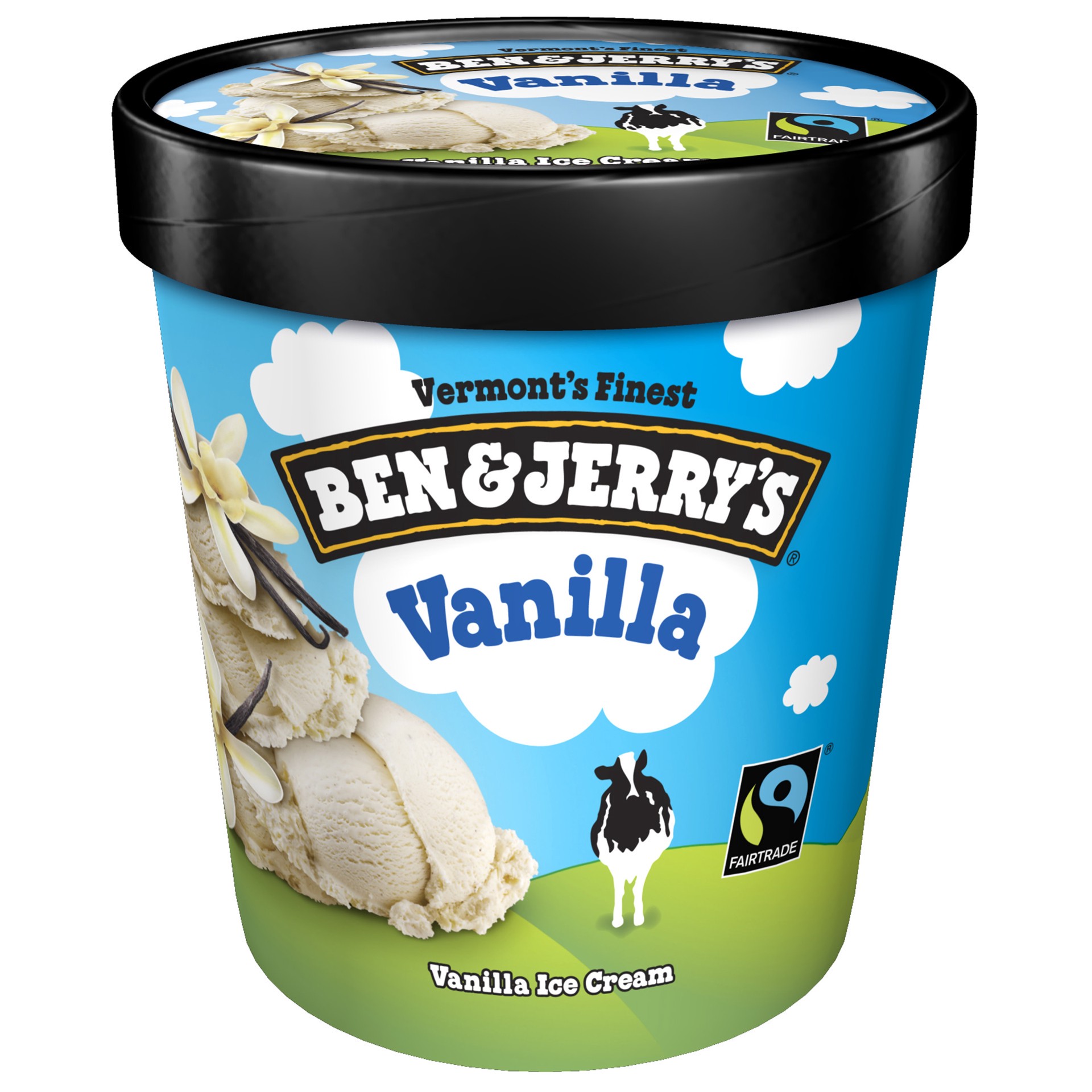 slide 1 of 4, Ben & Jerry's Ice Cream Vanilla, 16 oz, 16 oz