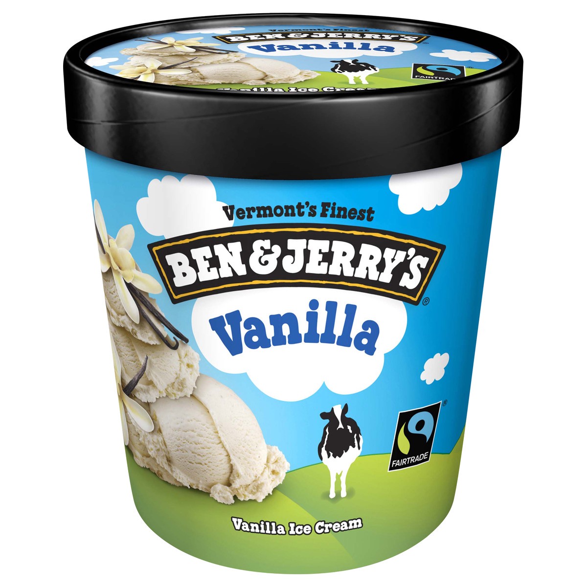 slide 1 of 4, Ben & Jerry's Ice Cream Vanilla, 16 oz, 16 oz