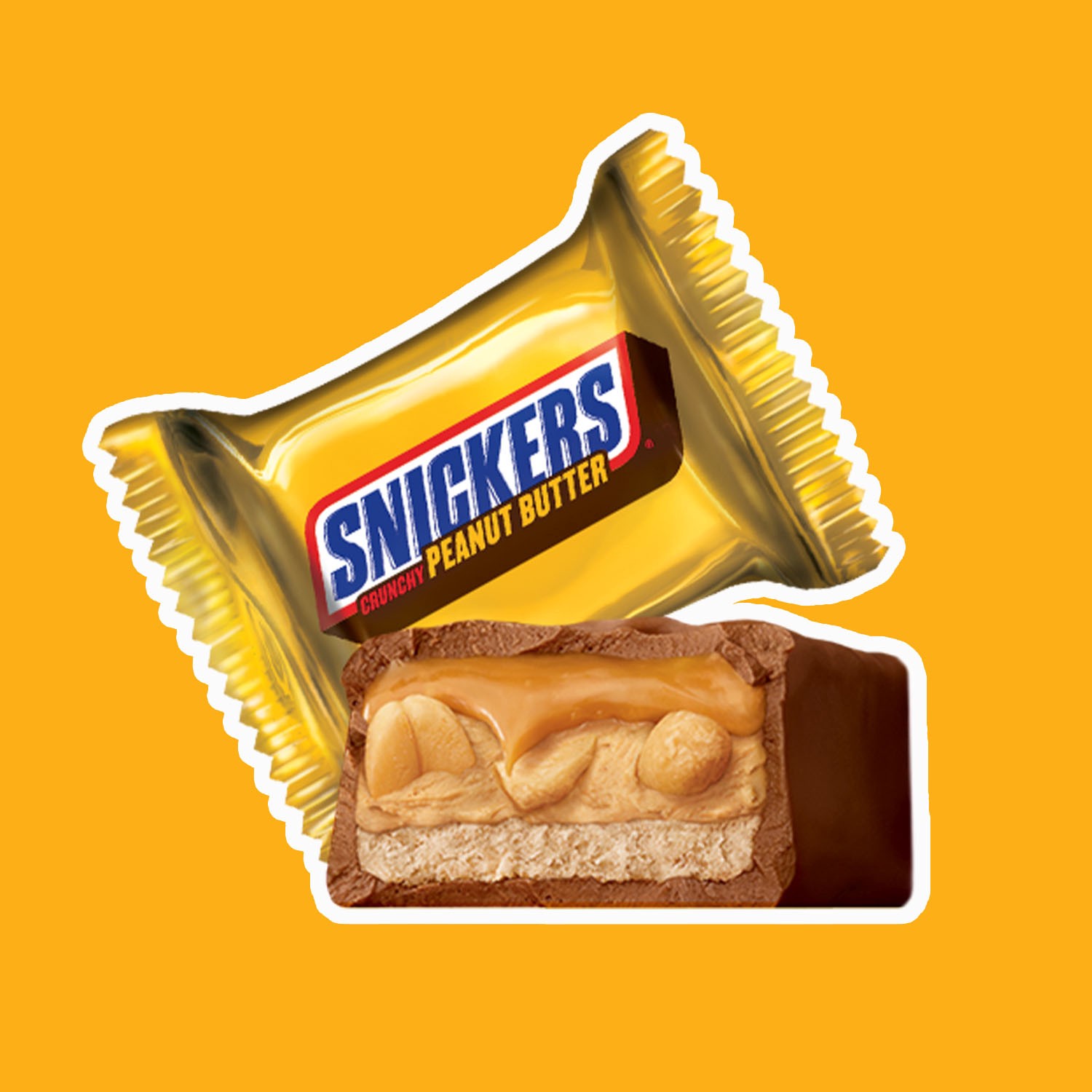 slide 7 of 8, SNICKERS Crunchy Peanut Butter Squared Fun Size Chocolate Candy Bars, 11.5oz, 11.5 oz