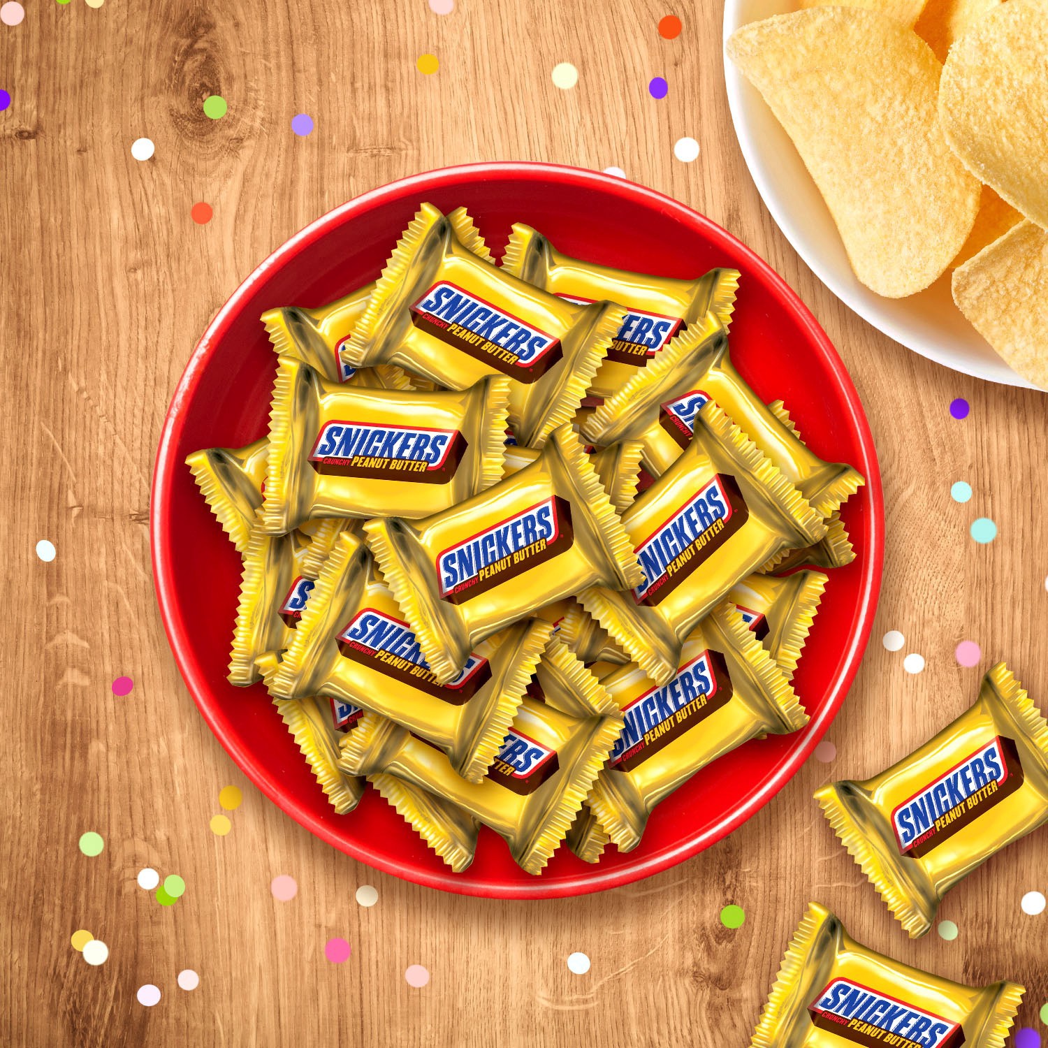 slide 7 of 8, SNICKERS Crunchy Peanut Butter Squared Fun Size Chocolate Candy Bars, 11.5oz, 11.5 oz