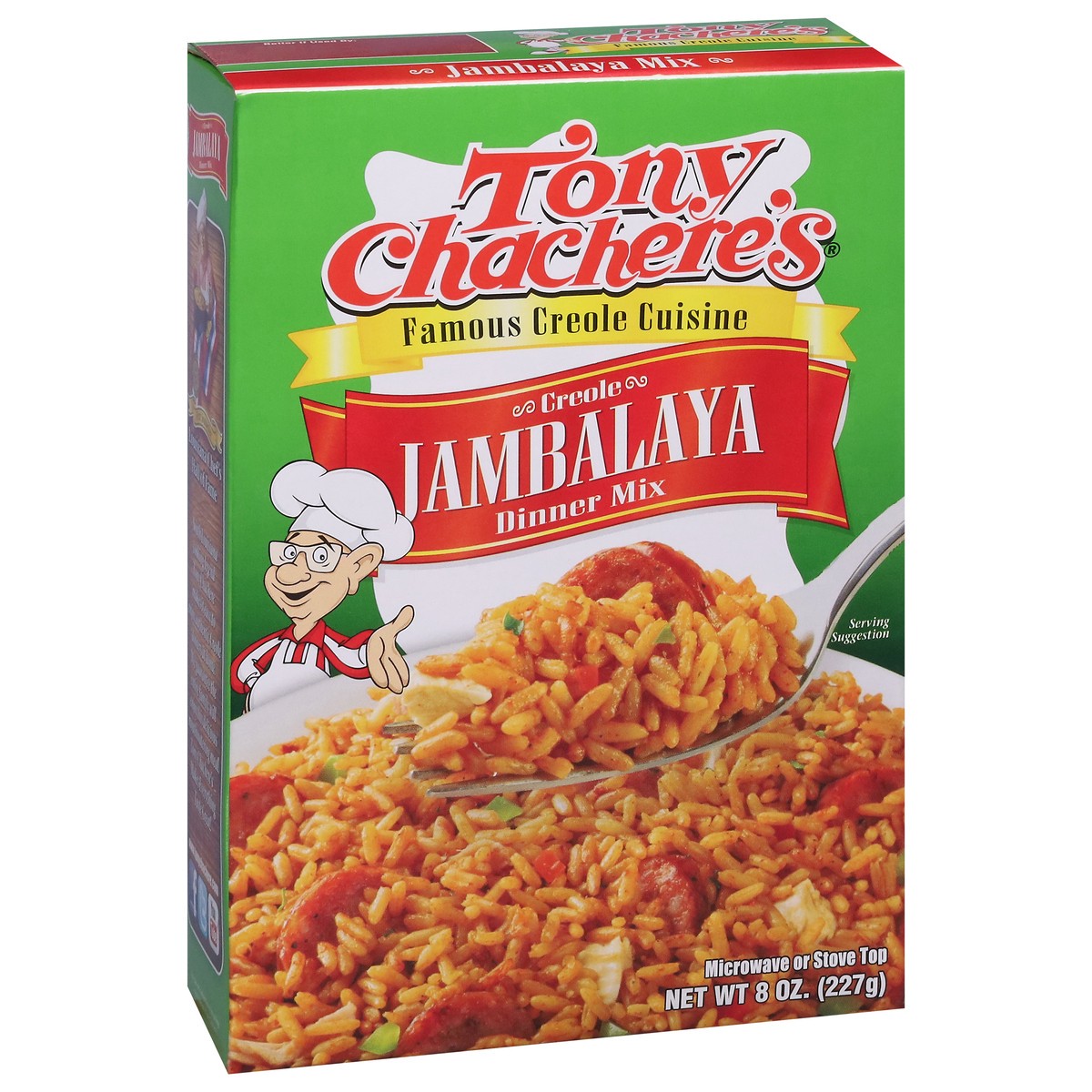 slide 11 of 14, Tony Chachere's Creole Jambalaya Dinner Mix 8 oz, 8 oz