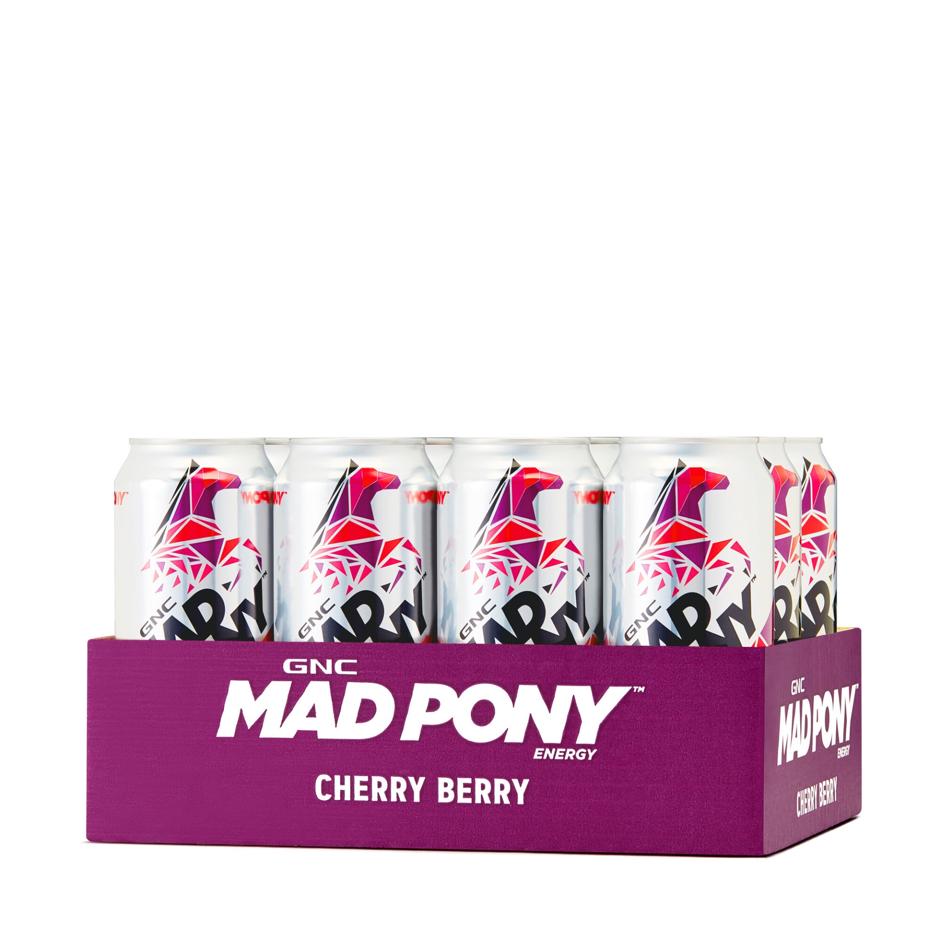 slide 1 of 1, GNC Mad Pony Energy - Cherry Berry, 12 ct