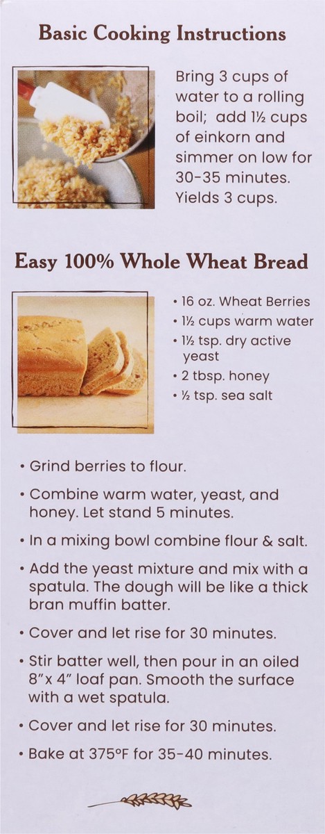 slide 7 of 9, Jovial 100% Organic Einkorn Wheat Berries, 16 oz
