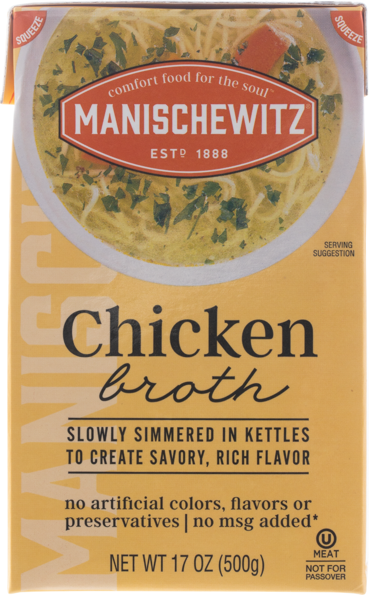 slide 1 of 5, Manischewitz Chicken Broth 17 oz, 17 oz