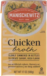 Manischewitz Chicken Broth 17 oz