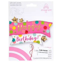 Anagram Helium Shape Birthday Large Balloon - 1 Each