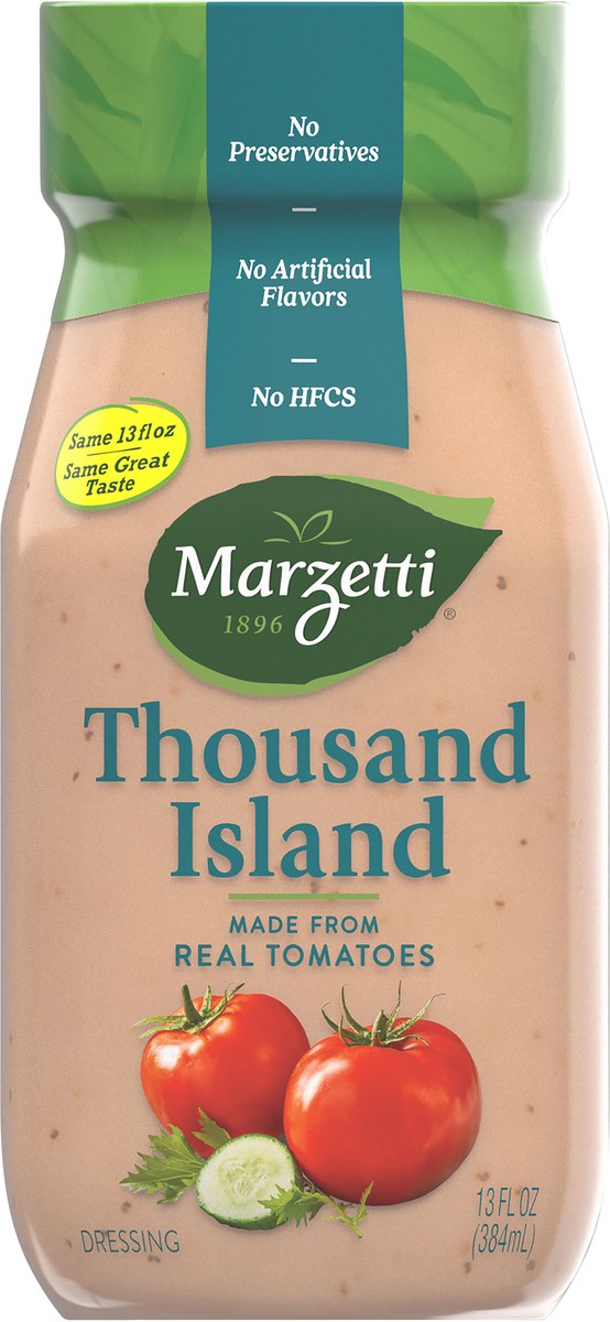 slide 4 of 9, Marzetti Thousand Island Dressing 13 fl. oz. Jar, 13 oz