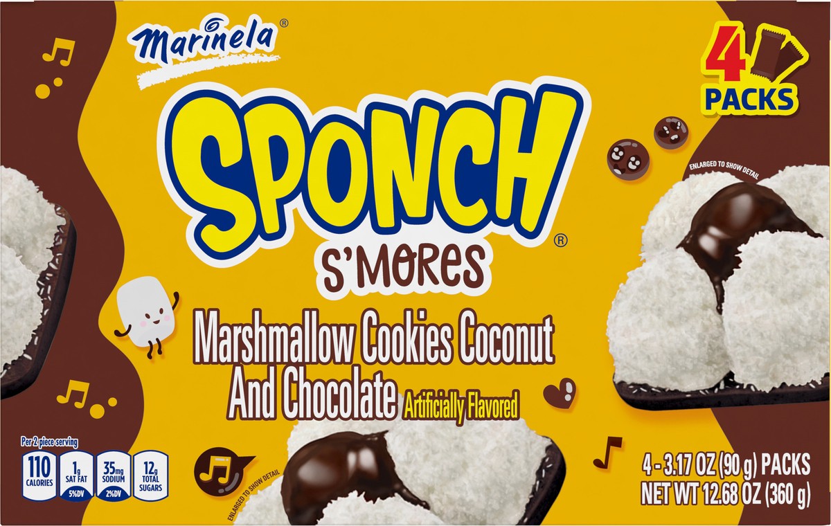 slide 9 of 11, Marinela Sponch Smores Box, 4 ct