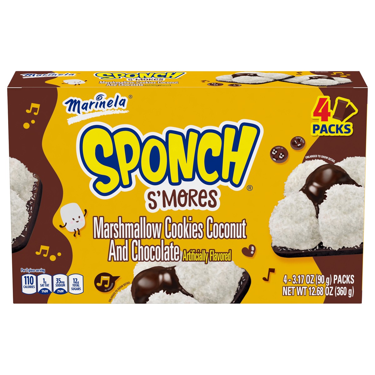 slide 11 of 11, Marinela Sponch Smores Box, 4 ct