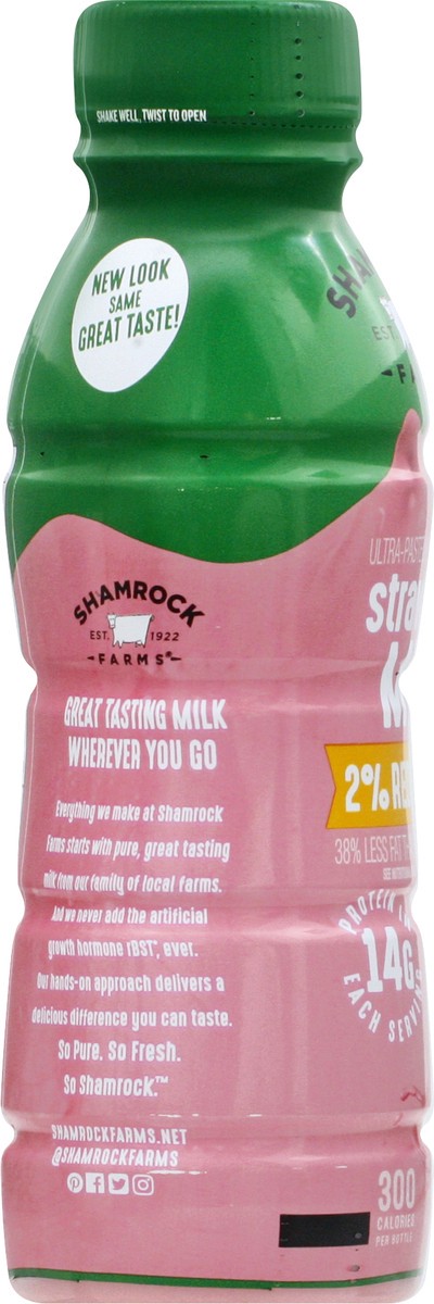 slide 7 of 9, Shamrock Farms 2% Strawberry Milk - 12 fl oz, 12 fl oz