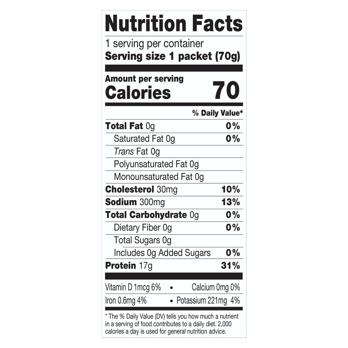 slide 3 of 8, Chicken of the Sea Wild Caught Light Tuna in Spring Water Packet 2.5 oz, 2.5 oz