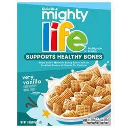 Quaker Mighty Life Multigrain Cereal Supports Healthy Bones Very Vanilla 13 Oz