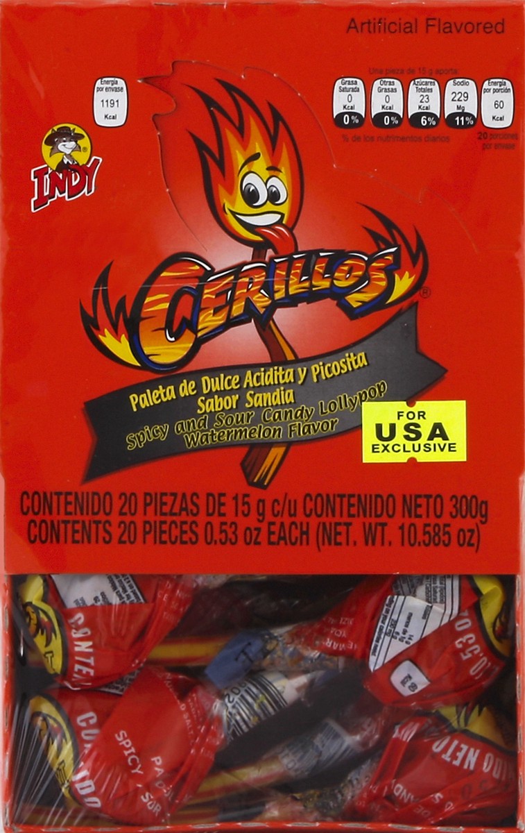 slide 3 of 4, Indy Lollypop 20 ea, 20 ct