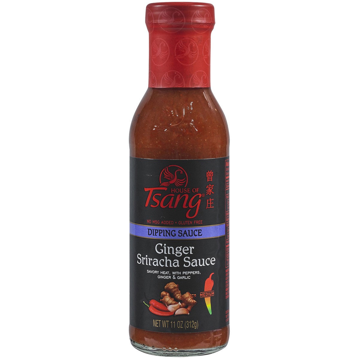 slide 4 of 7, House of Tsang Ginger Sriracha Dipping Sauce 11 oz. Bottle, 11 oz