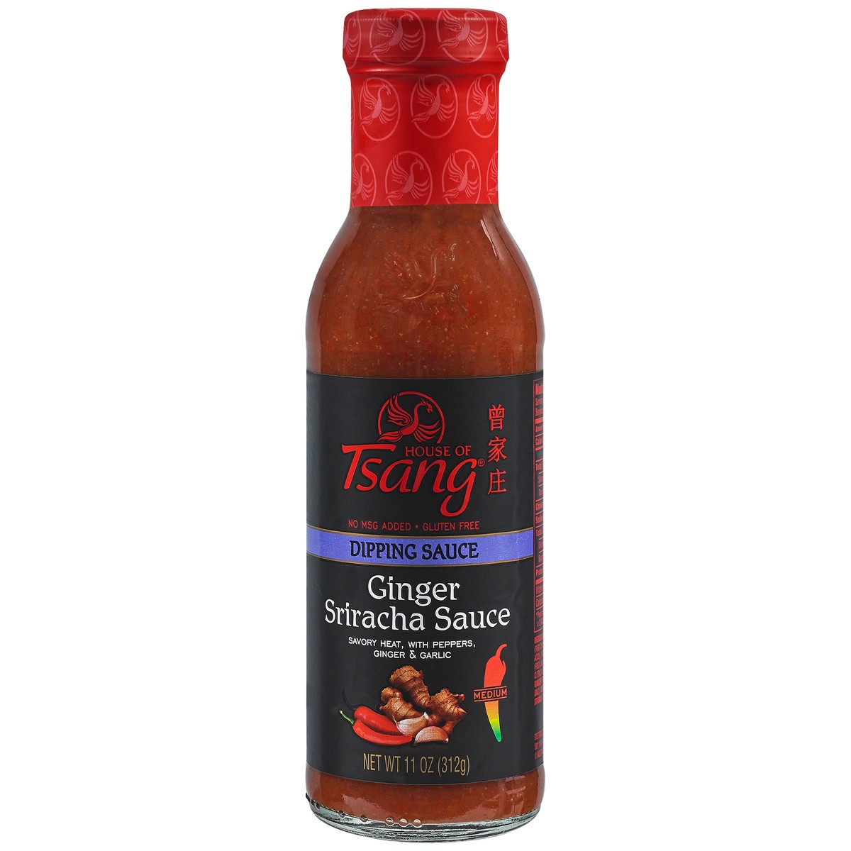 slide 1 of 7, House of Tsang Ginger Sriracha Dipping Sauce 11 oz. Bottle, 11 oz