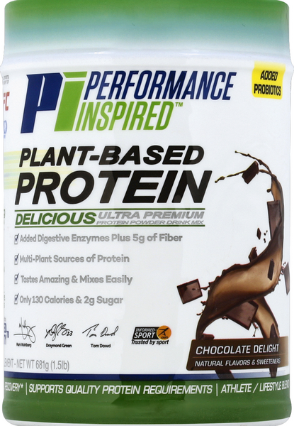 slide 1 of 1, Performance Inspired Nutrition Chocolate Delight Plant-Based Protein, 1.5 lb