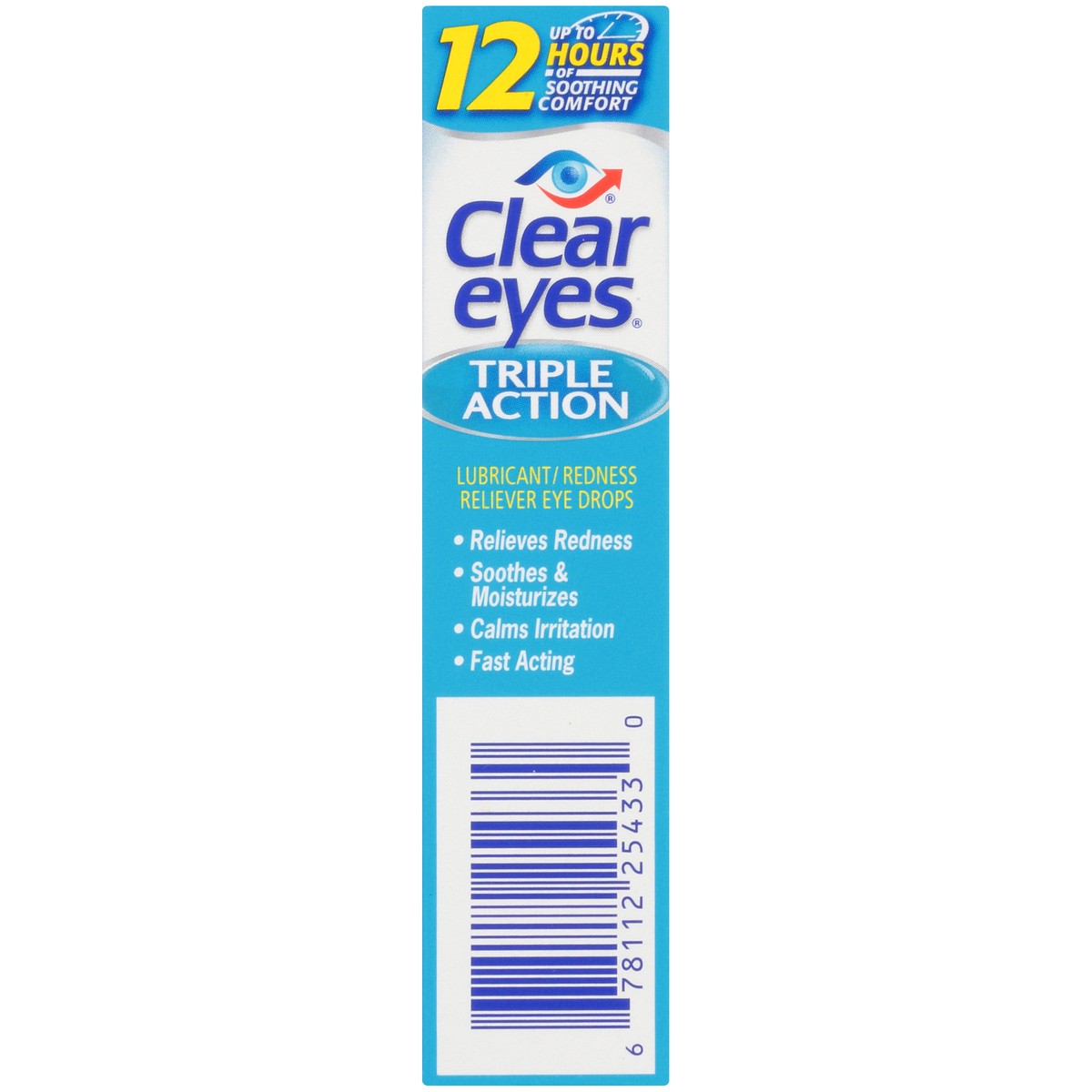 slide 4 of 10, Clear Eyes Triple Action Moisturizing Eye Drops, 0.5 oz