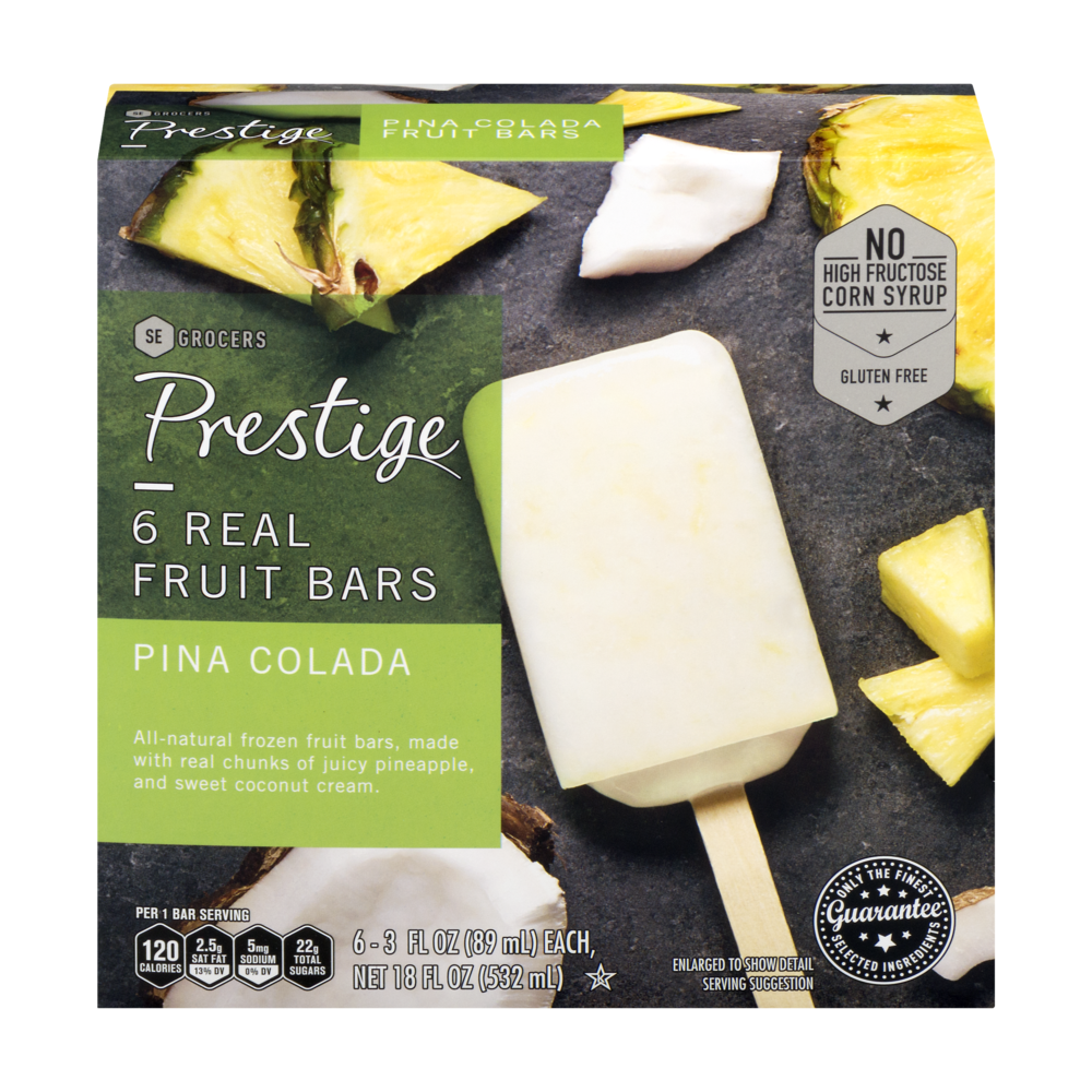 slide 1 of 1, Prestige Pina Colada Bars, 6 ct