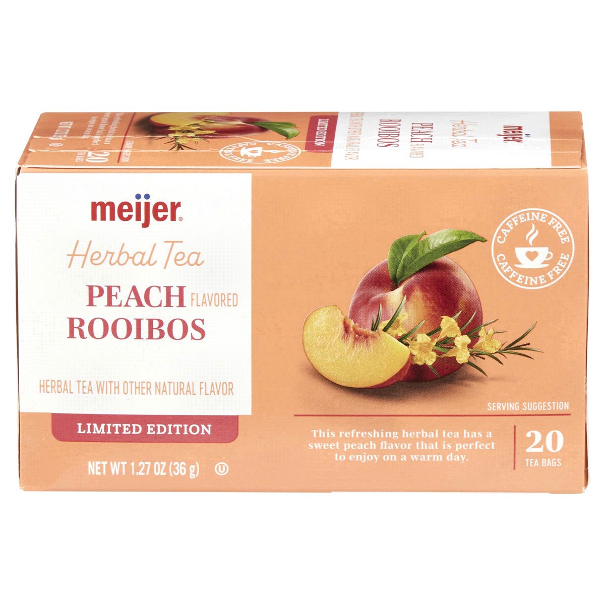 slide 22 of 29, Meijer Peach Rooibos Tea - 20 ct, 20 ct