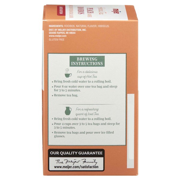 slide 17 of 29, Meijer Peach Rooibos Tea - 20 ct, 20 ct