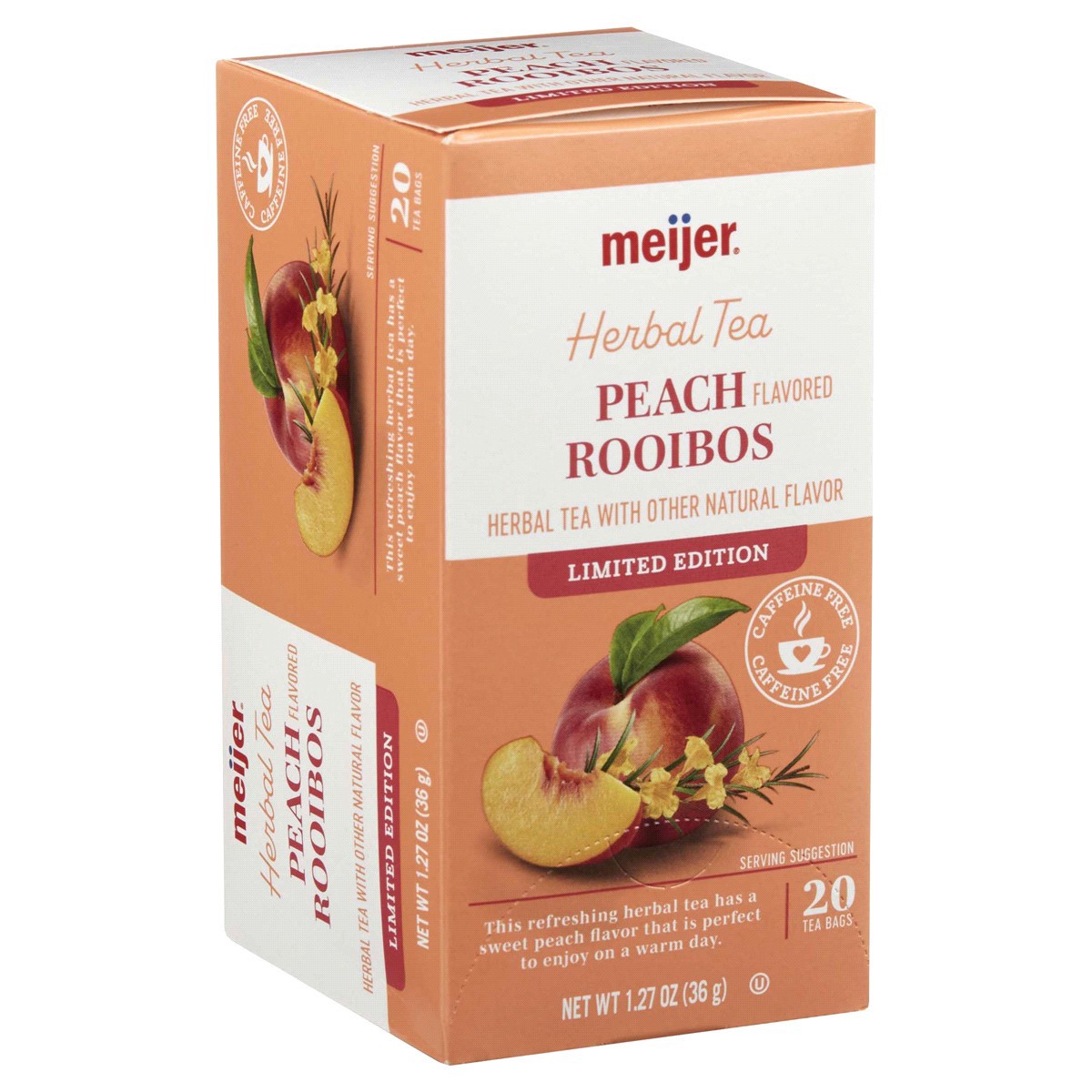 slide 16 of 29, Meijer Peach Rooibos Tea - 20 ct, 20 ct
