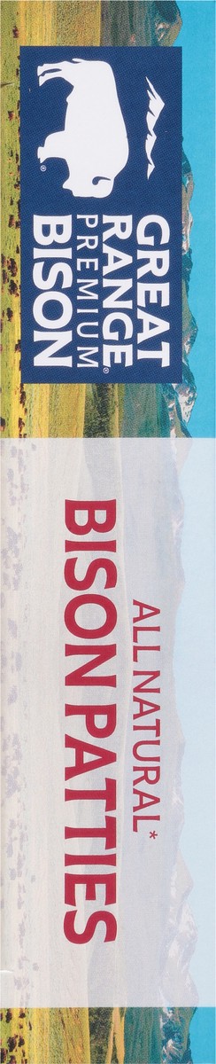 slide 5 of 13, Great Range Bison Patties 4 ea, 4 ct