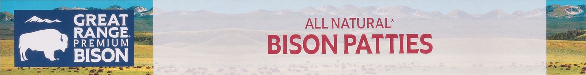 slide 10 of 13, Great Range Bison Patties 4 ea, 4 ct