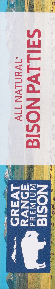 slide 13 of 13, Great Range Bison Patties 4 ea, 4 ct