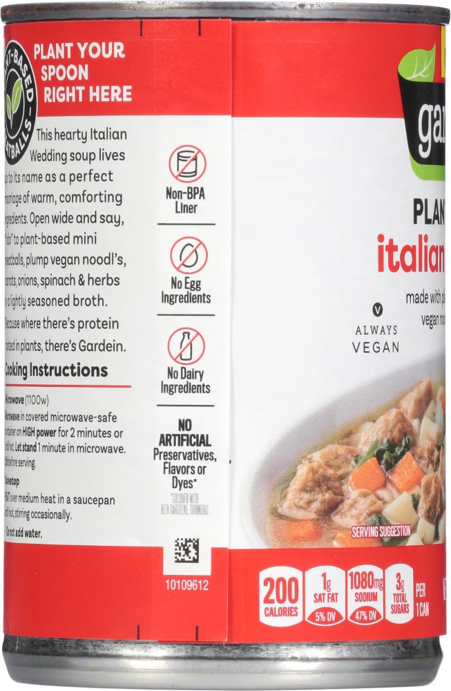 slide 2 of 5, Gardein Vegan Plant-Based Meatball Italian Wedding Soup - 15 oz, 15 oz