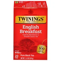 Twinings Pure English Breakfast Black Tea - 20 ct