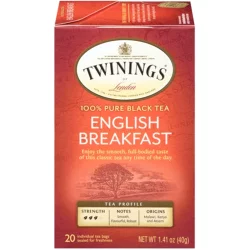 Twinings Classics English Breakfast Tea Bags