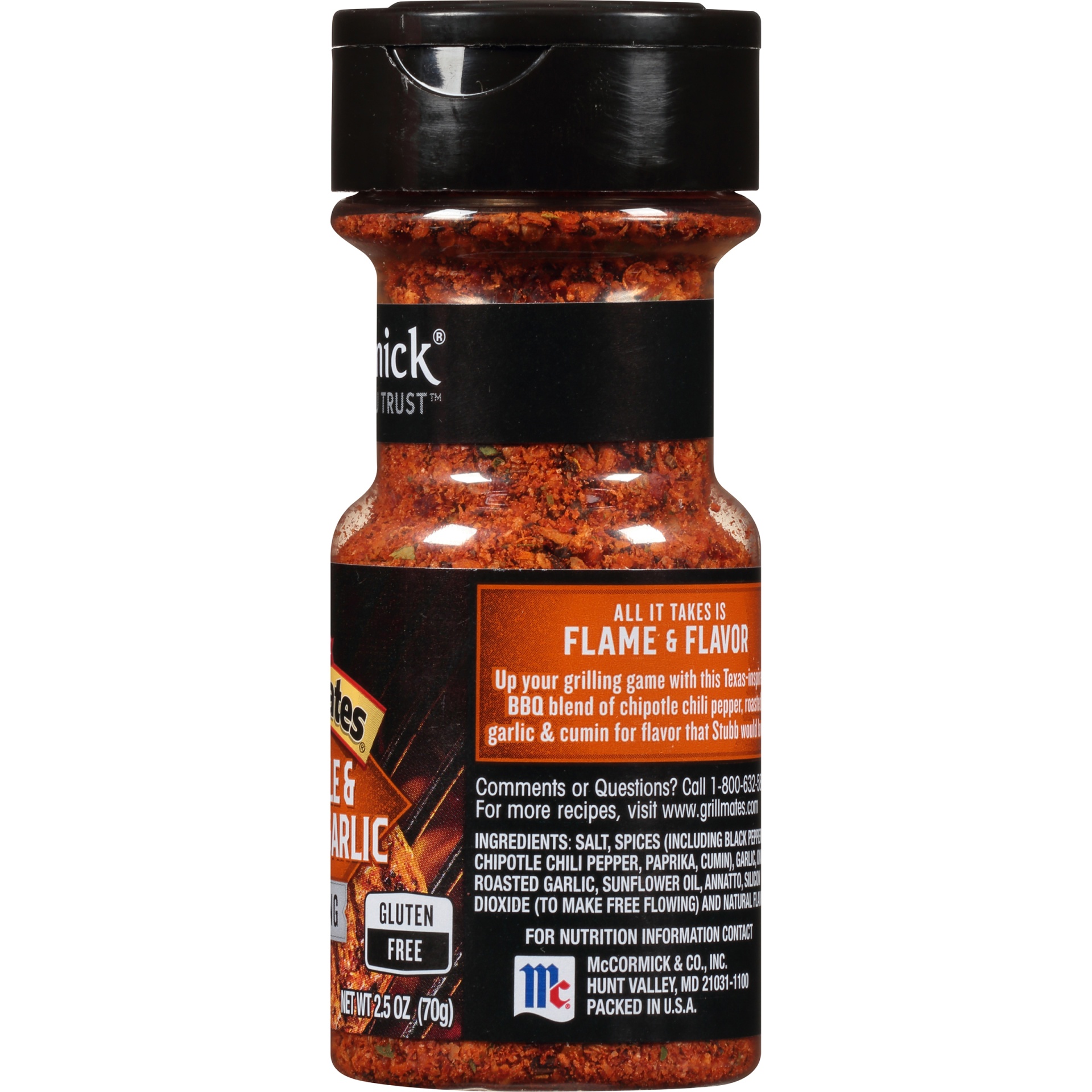 slide 6 of 6, McCormick Grill Mates Chipotle & Roasted Garlic Seasoning, 2.5 oz