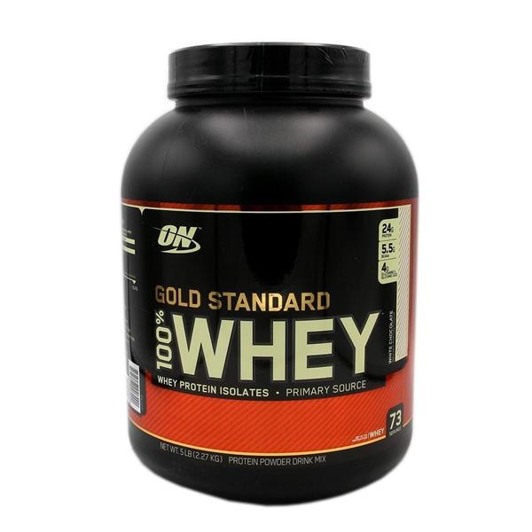 slide 1 of 1, Optimum Nutrition Gold Standard 100% Whey White Chocolate, 5 lb