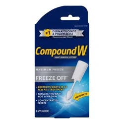 Compound W Freeze Off Wart Remover, 8 Applications