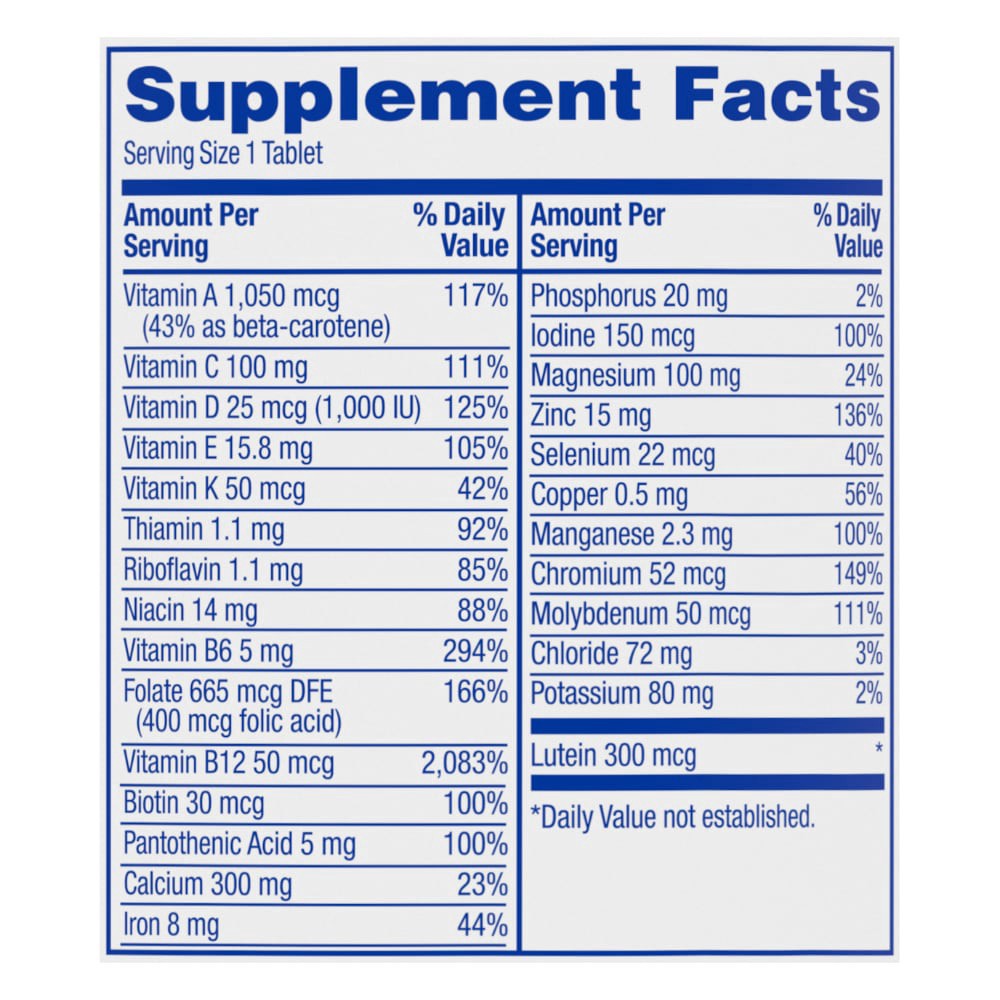 slide 5 of 5, Kroger Women's 50+ Complete Multivitamin, 200 ct