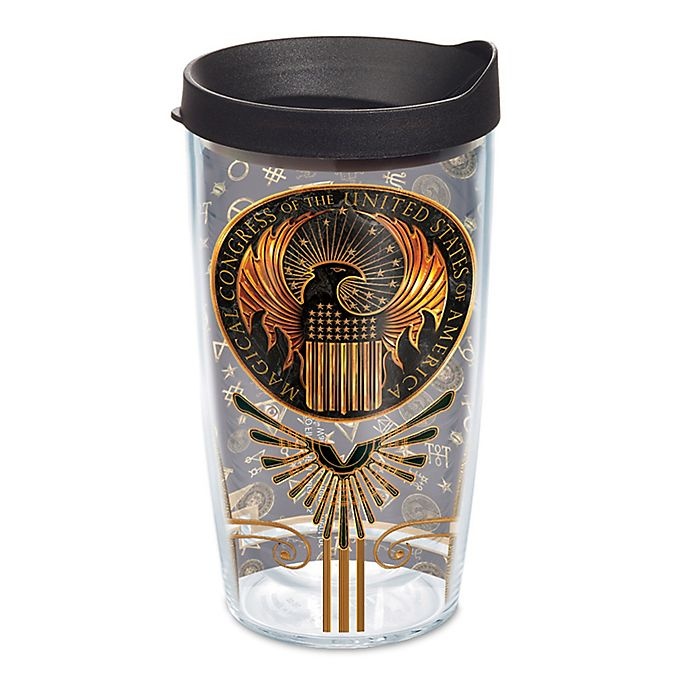 slide 1 of 1, Harry Potter Tervis Warner Bros. Fantastic Beasts MACUSA Wrap Tumbler with Lid, 16 oz